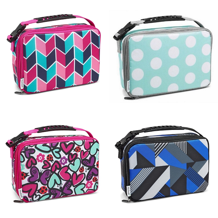 Export to the United States FITFRESH geometric pattern insulation bag portable mommy bag back milk bag lunch bag