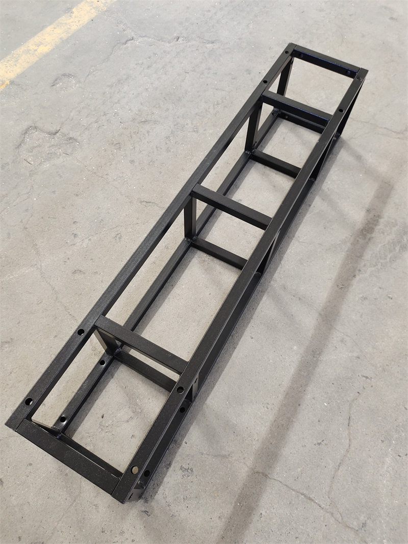 Plastic-sprayed square tube truss steel display stand stage background frame aluminum alloy stage truss light frame arch round frame