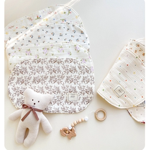 LittleWood Baby Cloud Pillow Newborn Pillow Infant Burp Cover Breastfeeding Pillow Cushion Breathable Flat Pillow Cover