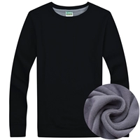 Свитшот, черная утепленная толстовка