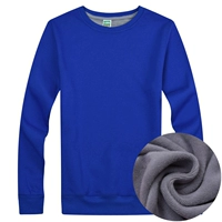 Свитшот, синяя утепленная толстовка