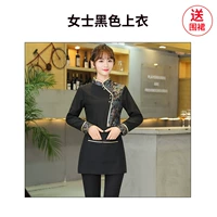 Женский черный топ