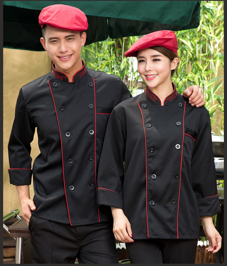 Veste chef cuisinier en polyester - Ref 1910857 Image 15