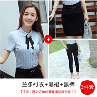 Рубашка Liga+черная юбка+черные брюки (исключая аксессуары)