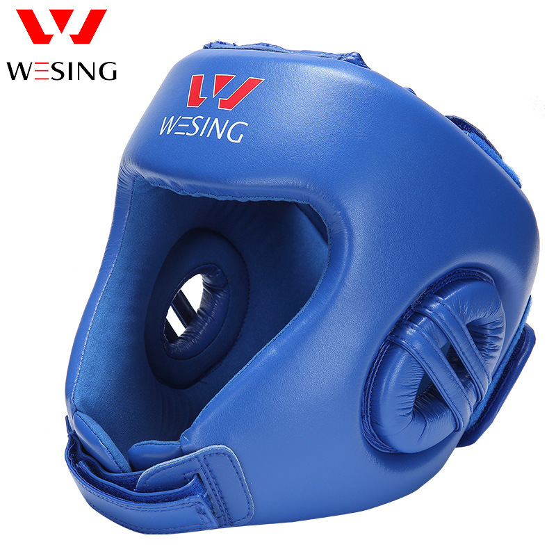 Jiurishan professional Sanda helmet head guard face guard adult children boxing Muay Thai actual combat training guard