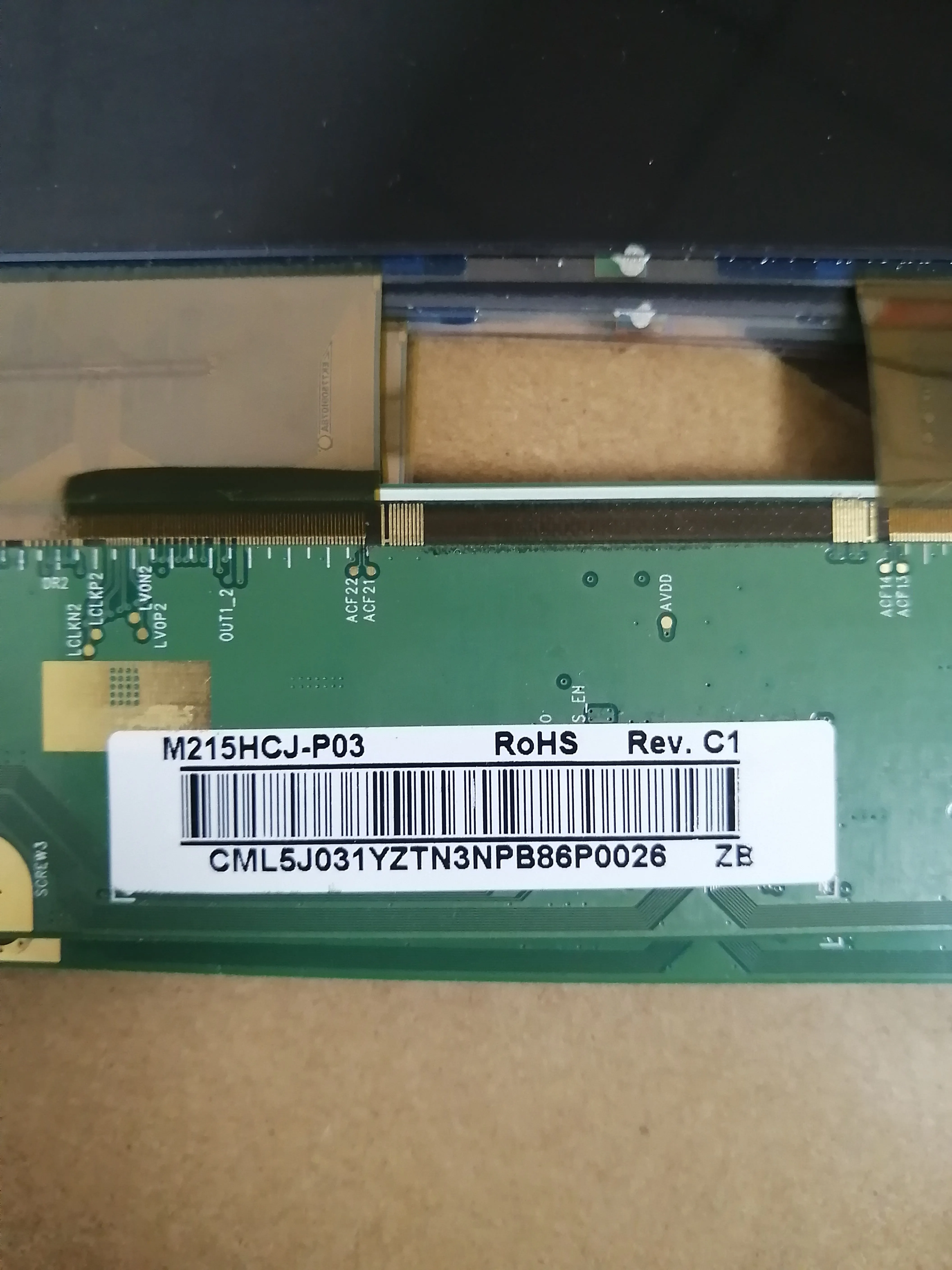 M215HCJ-P03 M215HCA-P02 P5Z Чимеи новый оригинал оригинал A регламент 21.5-дюймовый LCD стекло 1k