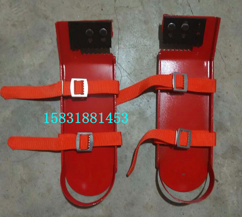 Iron shoes for steel structure H-shaped steel climbing shoes safety rope step high steel structure iron shoes climbing foot buckle