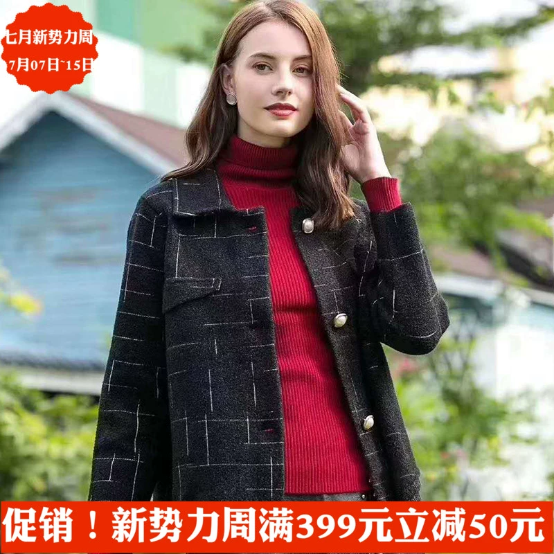 Áo len cashmere nữ quốc gia chống cổ cao mùa thu và mùa đông áo len tinh khiết áo len hoang dã mỏng chạm đáy áo len nữ 03 - Áo / áo thun