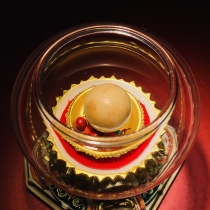 Gongga Temple respectfully please Zunsheng Buddha mother sturdy son bond for stupa gawu knot gold 1600 size 16mm