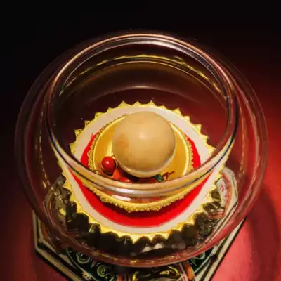 Gongga Temple invites Zunsheng Buddha mother and Son to marry for relic pagoda Gawu marriage Gold 1600 Size 16mm