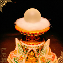  Myanmar Shakyamuni Buddha brain top wheel solid son binding Tibetan Stupa Gawu box Binding gold