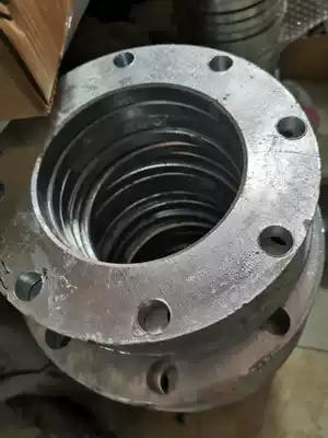 Galvanized welded flange sheet carbon steel hot-dip galvanized flange with hole galvanized flange 80 100 150 200