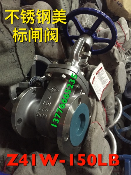 Z41W-150LB Stainless steel label gate valve DN25 DN40 DN50 DN65 DN80 DN100