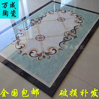 European-style living room parquet floor tiles 800X800 dining room carpet tiles jigsaw tiles aisles porch tiles porch tiles