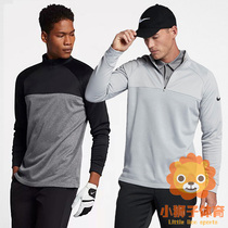 Nike sportswear men 2018 Autumn Winter New Golf Tennis long sleeve jacket fleece sweater quick-drying