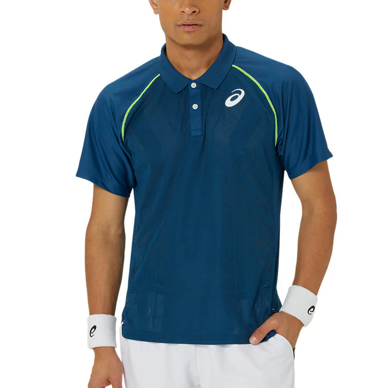 Asics Tennis Clothing Men's 26Th French Open Quick-Drying Short-Sleeved T-Shirt Tennis Shorts Polo Shirt 2041A283