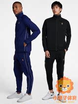 Nike tennis suit mens 2018 Winter new long sleeve jacket trousers tracksuit suit jacket 934206