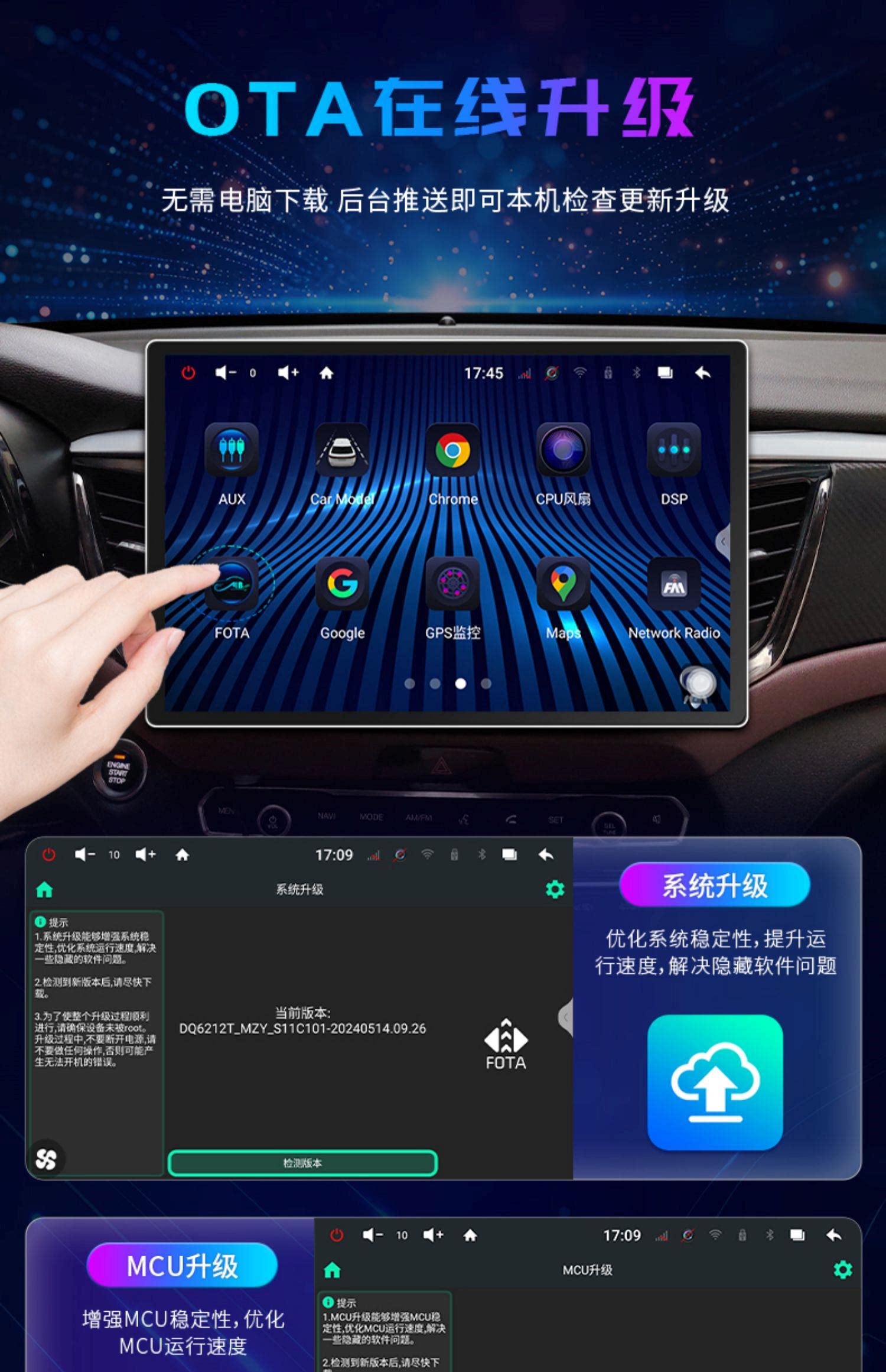 13.1inch Suitable for Mercedes Benz Vito 2025 Android Navigation 360 All-In-One Machine