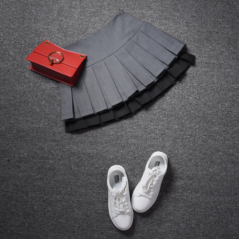 This Summer's Super Short Skirts for Petite Women, Pleated Skirts in Suit Material, 145cm to 150cm, Make You Look Taller