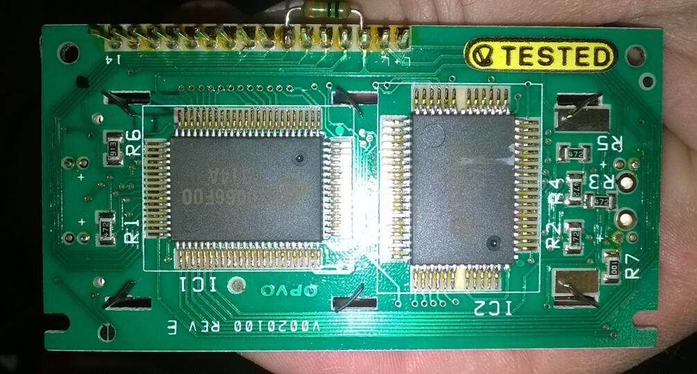 TESTED V0020100 REV E CKCK V-O LCD screen