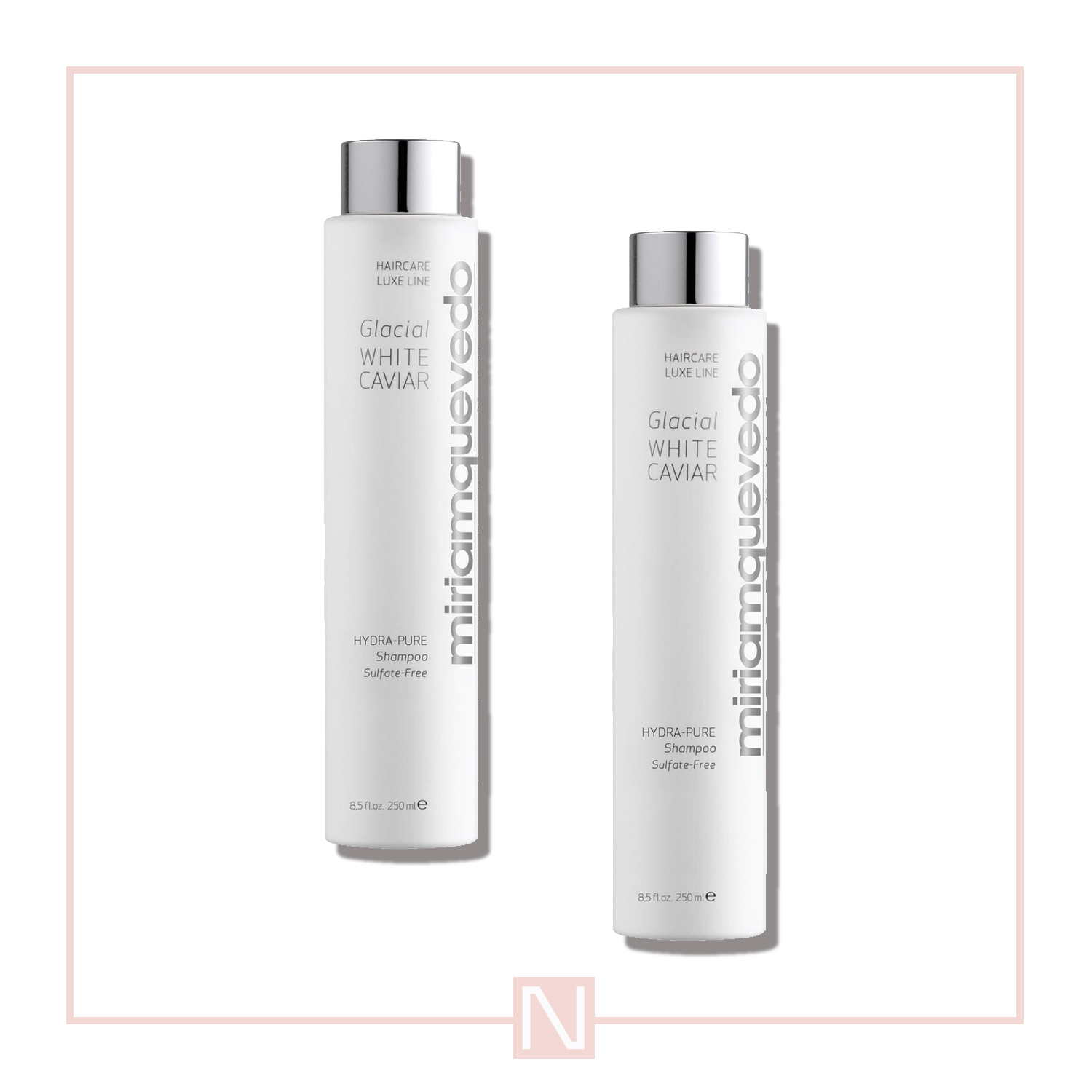 Straight Hair MQ Glacier White Caviar Full Effect Shampoo Hair Mask MiriamQuevedo