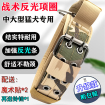 Dog Neckline Special Glistening Neck Ring Adjustable Tethered Dog Neck Ring Golden Maud Shepherd Dog Neck