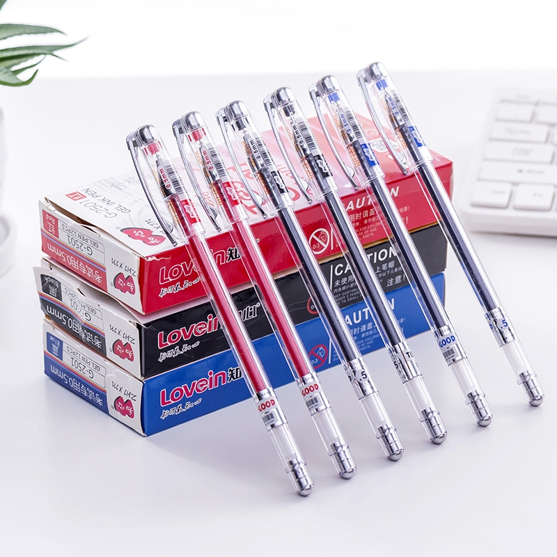 Intimate pen 2501 test special neutral pen 0 5mm full needle water-based pen student test with signature pen refill