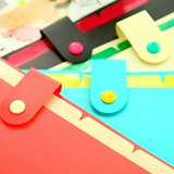 Корейская милая информационная сумка Контрастная цвет A4 Fengqin Bag Многофункциональная информация, выставление с выставлением мешка для женского пакета.