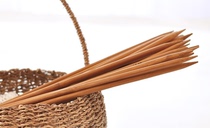 25cm sweater needle suit Knitting scarf hat tool carbonized bamboo needle wool straight needle stick needle single shot without hair