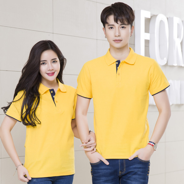 Nhà hàng waiter hấp nhanh nhà hàng giao hàng takeaway t-shirt nhân viên may mặc quần áo đội tùy chỉnh ve áo mùa hè