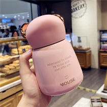 Thermos Cup female cute girl small children portable water Cup ins student creative personality trend casual Cup