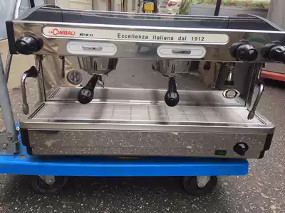 Second-hand LACIMBALI Kimberley M27 double-head hand-controlled high cup commercial semi-automatic coffee machine imported from Italy