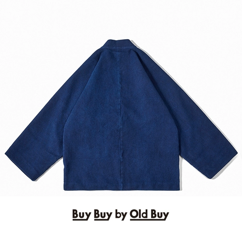 Японское ретро -индиго ручной завод синий краситель тяжелый