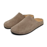 Туфли-мулы из натуральной кожи в стиле ретро для мужчин и женщин, сандалии с носками, повседневные пары, полудраги, ленивые слипоны, биркенштоки на одну ногу.