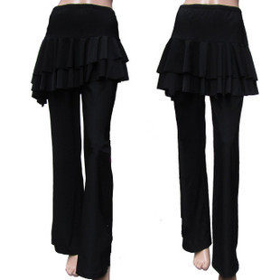 New Square dance costume suit Culottes Dance costume bottoms Latin dance practice practice pants