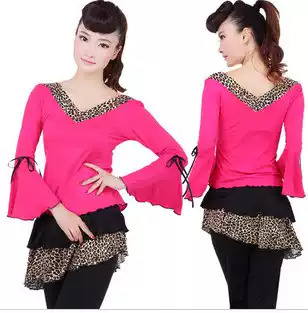 Square dance clothing set new culottes long-sleeved Latin dance clothing square dance clothing set autumn