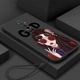 Redmi 9/Боковая сторона кубика Рубика — черный — очки для девочек + закаленная пленка + силиконовый ремешок того же цвета