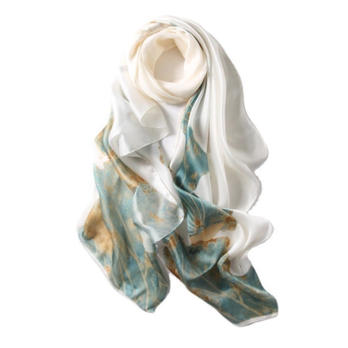 Осенняя тонкая накидка для матери для пожилых людей, шелковый шарф, коллекция 2023, для среднего возраста, подарок на день рождения