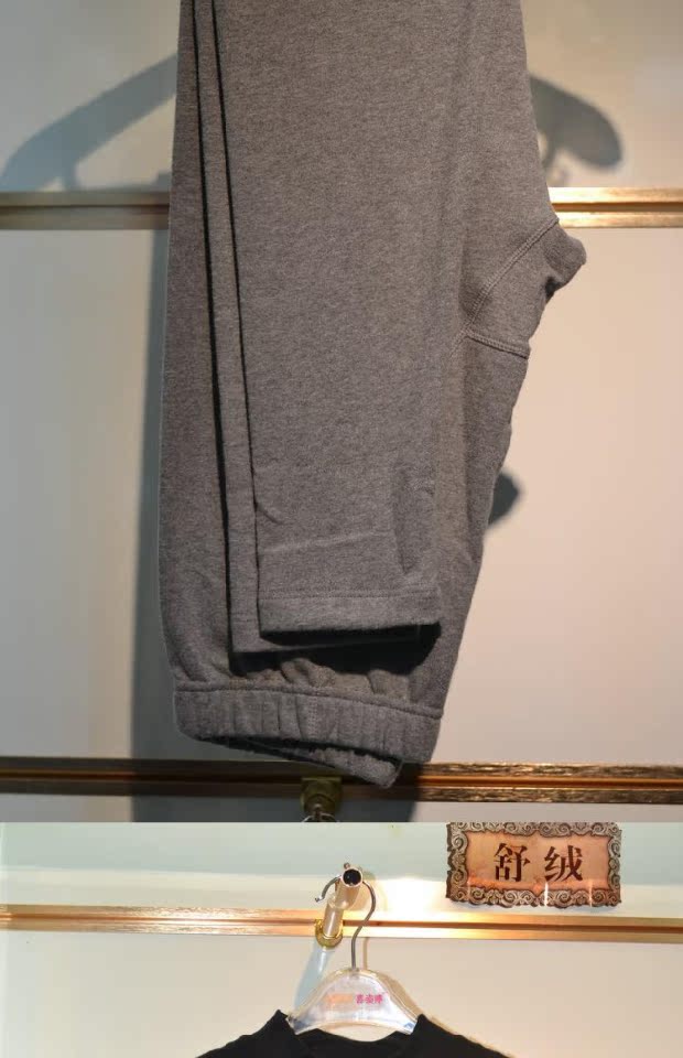 Xizi Ting 2017 cotton mới vừa dày tất cao cổ trung và đồ lót nam tuổi già phù hợp với 7711 quan ao thu dong
