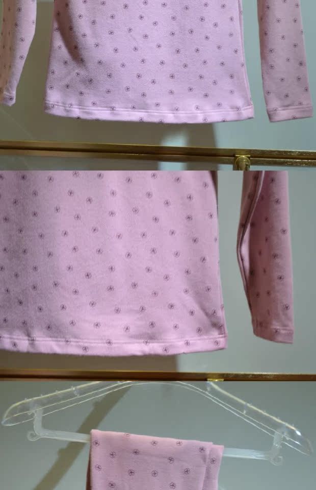 Double 11 ưu đãi đặc biệt Xizi Ting cotton dày nhung nữ đồ lót nhiệt set 13258 cotton dày không cộng nhung quần áo giữ nhiệt đẹp