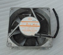 Disassemble Sanyo brand aluminum shell cooling fan DC 24V cooling fan 12cm*12cm