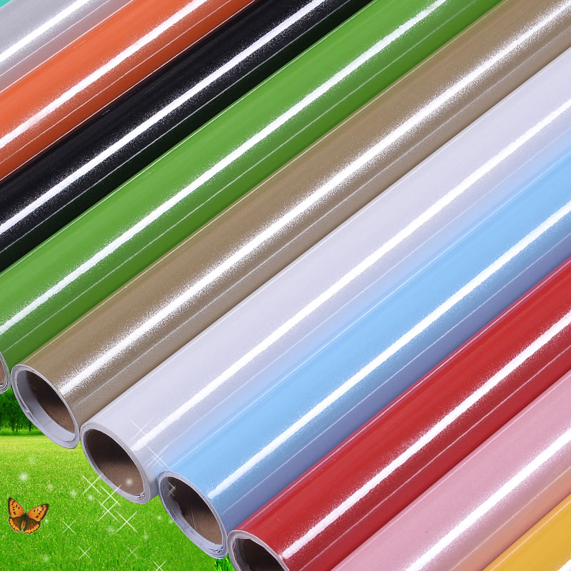 Thick-painted paint from sticky wallpaper furniture refurbished PVC wallpaper countertop window countertop whole cabinet wallpaper sticker waterproof