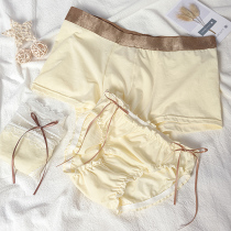 Couple underwear cotton cute new a man and a woman pure passion low waist sexy lace couple set
