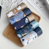 Мужское хлопковое антибактериальное нижнее белье, дышащие трендовые модные штаны, подходит для подростков