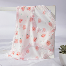Underpants ladies Ice Silk seamless girl raw pure cotton crotch cute sweet cartoon Japanese shorts low waist thin