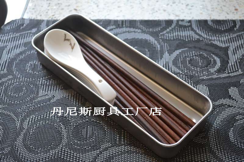New product 304 Stainless Steel Chopsticks Case Chopstick Cylinder Disinfection Bowl Tray Cabinet Drain box Kitchen Pull Basket Soup Spoon containing box