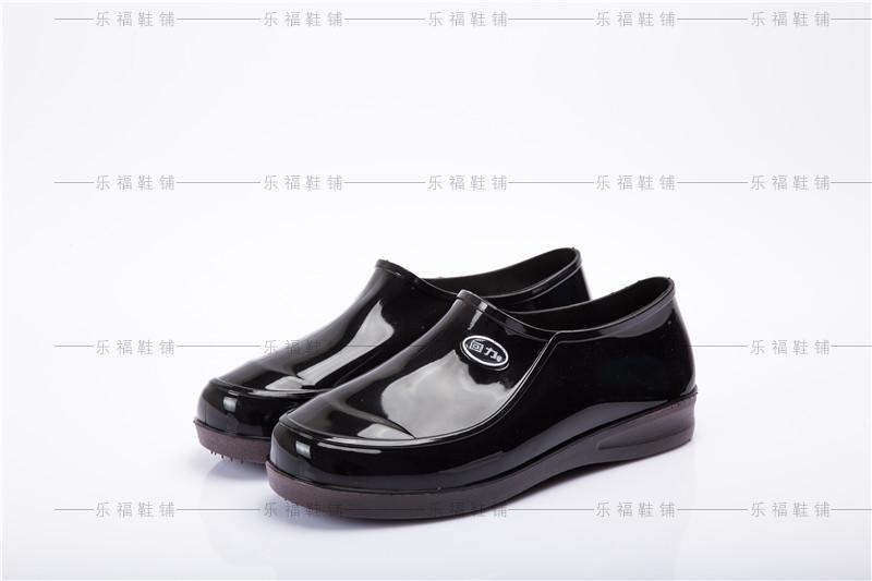 Chiến binh / kéo trở lại giúp đỡ thấp Yuanbao mưa khởi động ống thấp nam giới và phụ nữ mô hình giày không thấm nước thời trang mưa khởi động giày nam giày ủng cao su