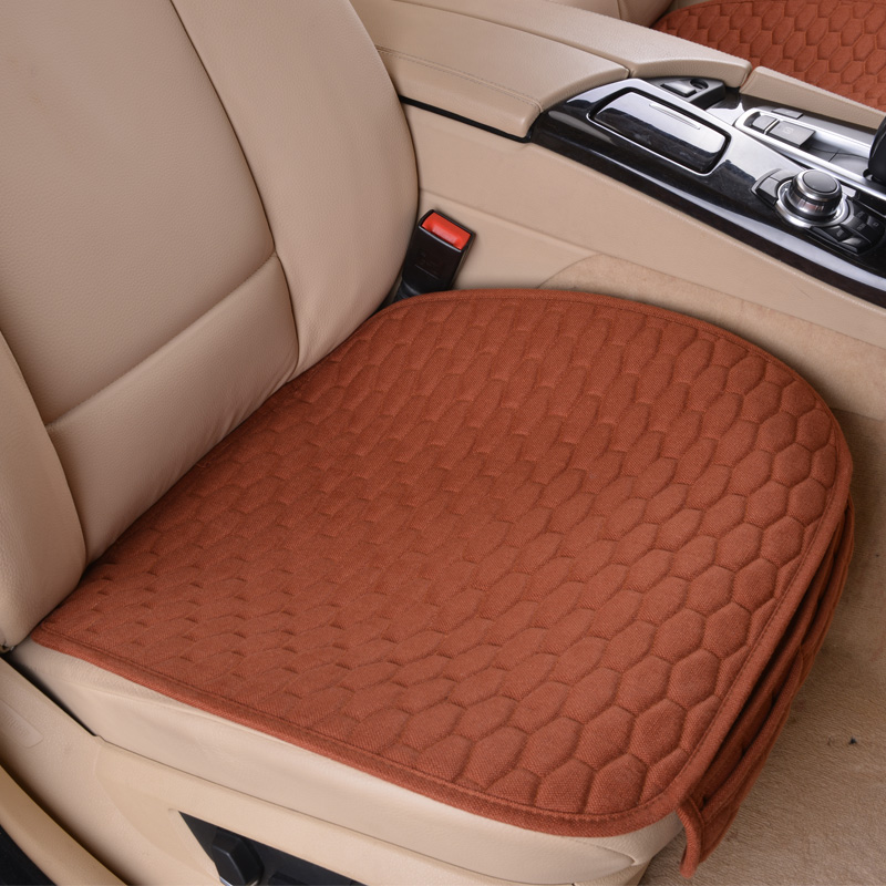 Car Cushions Summer Breathable Seat Cushion No Backrest All Season Universal New Single Sheets Pure Linen Custom Car Cushions-Taobao