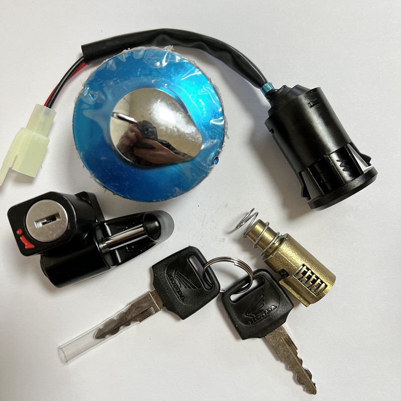 Jincheng Jc70-9/8 Electric Spray Monkey Full Car Set Lock Electric Door Lock Faucet Lock Fuel Tank Lock Helmet Lock Original Factory