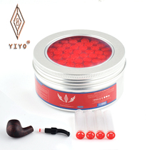 YIYO imported solid wood pipe filter core 9mm cigarette holder universal spar cigarette core 70 pieces of original cleaning accessories